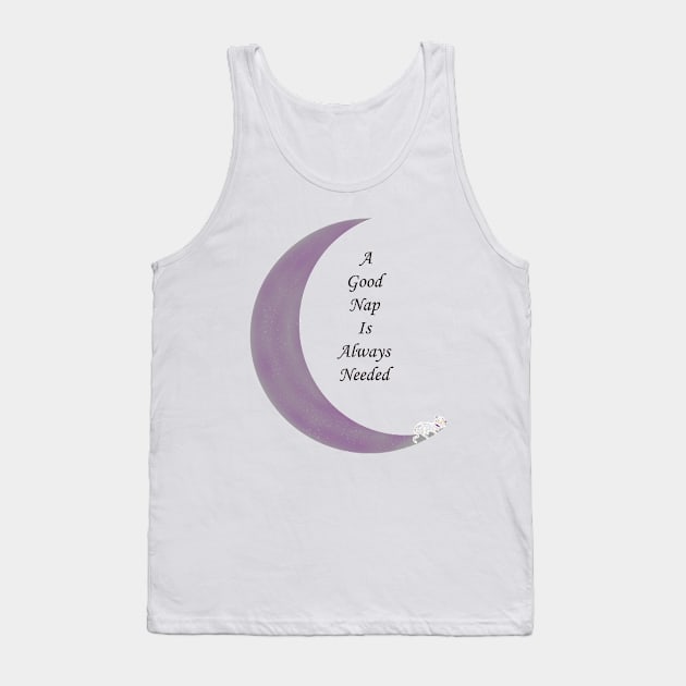 Sleepy Kitty Tank Top by SecretEmeralds